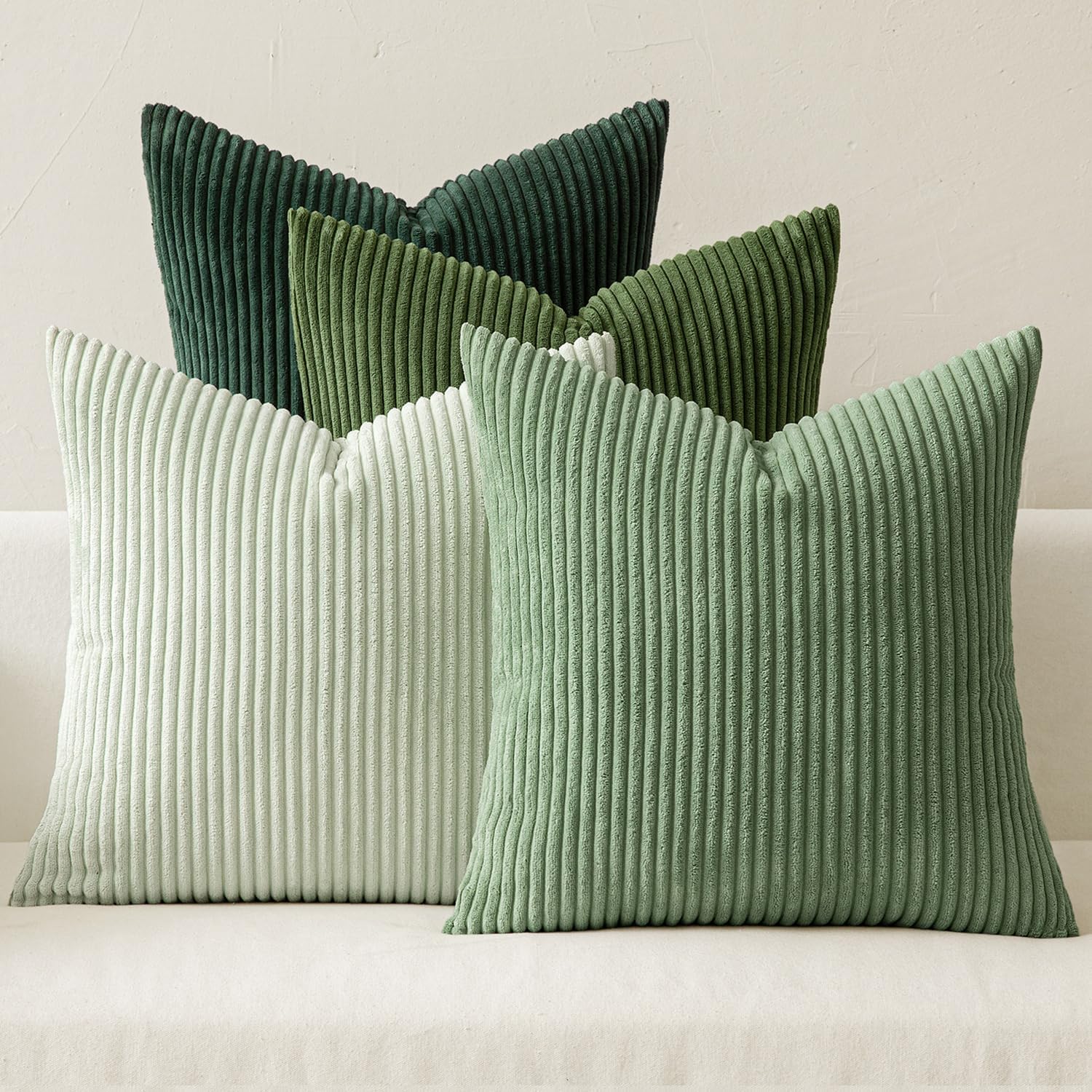Farmhouse Sage Green Throw Pillow Covers