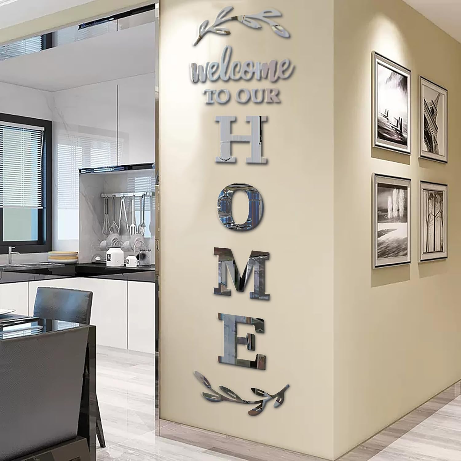 Home Wall Decor Welcome with Acrylic