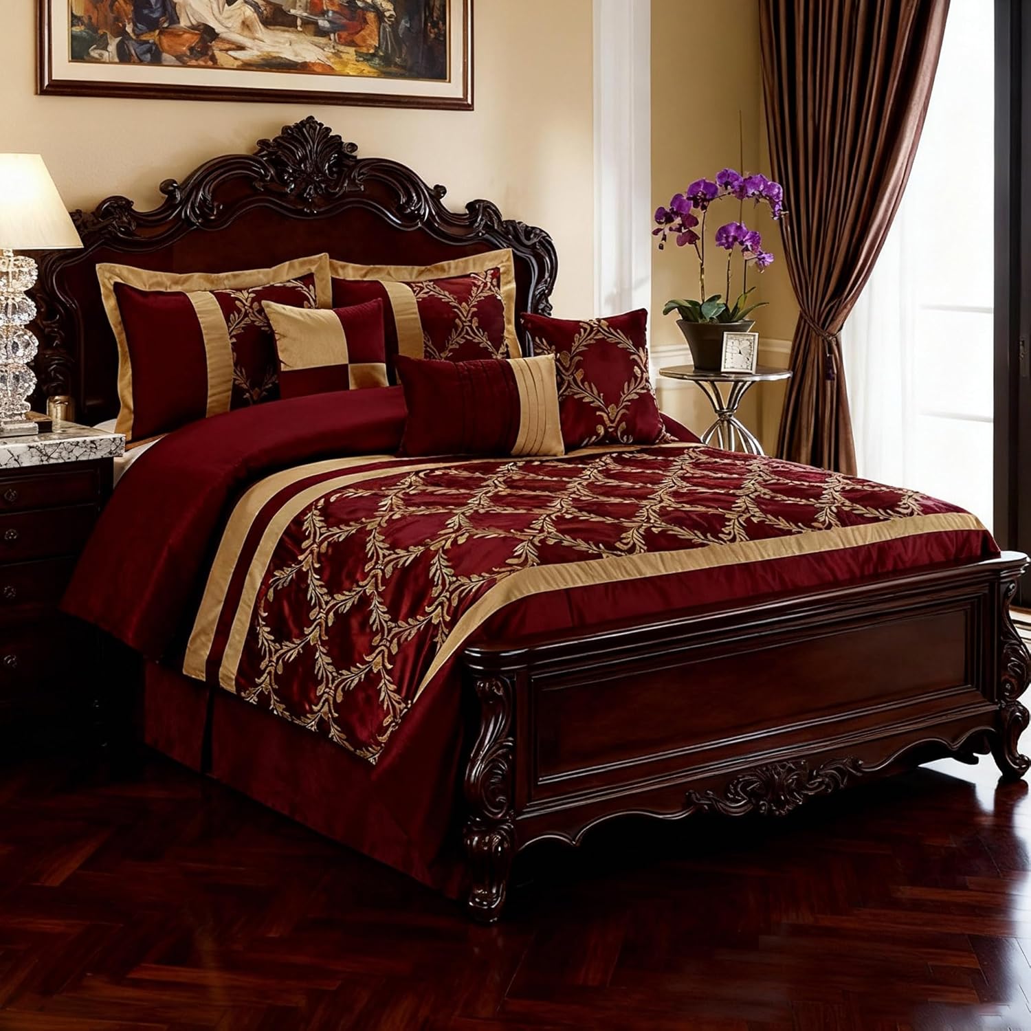 7 piece comforter set