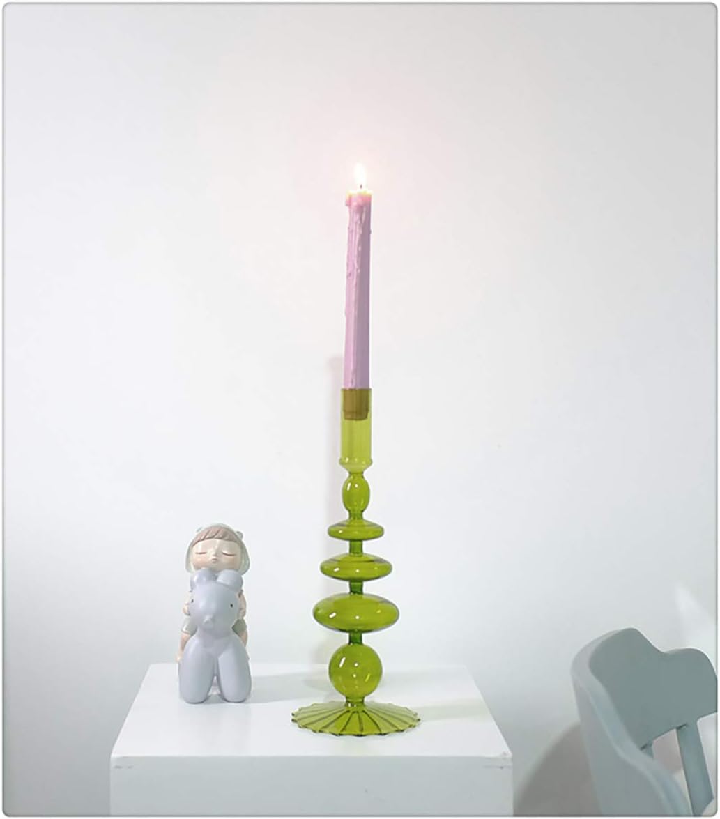 Glass Candlesticks